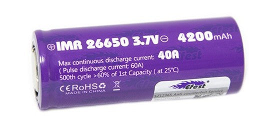 EFEST IMR 26650 4200mAh Battery 2/Pack - Horizon Distrbution Canada